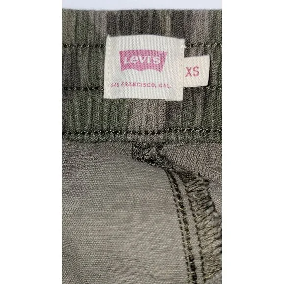 Levis XS Camouflage Jogger Pants Elastic Waistband & Cuffs - Picture 3 of 8